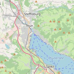 Locatie van TCS Camping Thunersee - Gwatt