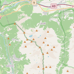 Locatie van Camping d'Anniviers