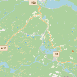 Locatie van Buøy Camping Dalen
