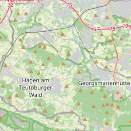 Locatie van Campingplatz Teutoburger Waldsee