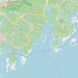 Locatie van Skottevik Feriesenter