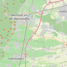 Locatie van Alfons Hormuth Stellplatz Edenkoben
