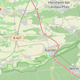 Locatie van Adamshof Kandel Wohnmobilstellplätze