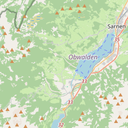 Locatie van Camping International Giswil