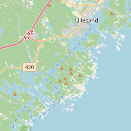 Locatie van Tingsaker Familiecamping