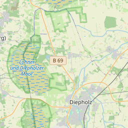 Locatie van Wohnmobilstellplatz Diepholz