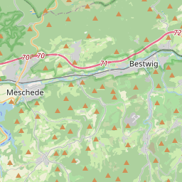 Locatie van KNAUS Camperpark Hennesee