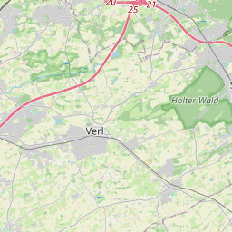 Locatie van Ostwestfalenhalle Verl