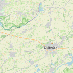 Locatie van Wohnmobilstellplatz Hallenbad Delbrück