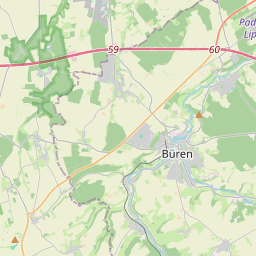 Locatie van Wohnmobilstellplatz Büren