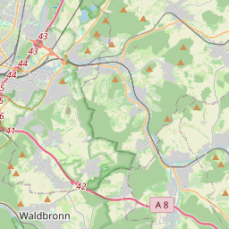 Locatie van Camping Durlach