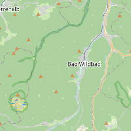 Locatie van Königlich Bad Wildbad