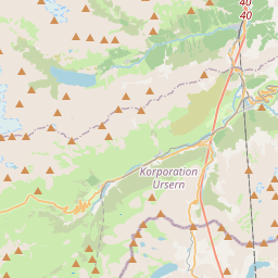 Locatie van Gotthard Camping Andermatt