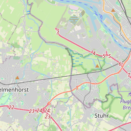 Locatie van Wohnmobilstellplatz Delmenhorst