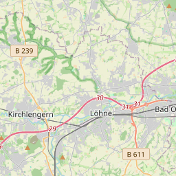 Locatie van Wohnmobilstellplatz Löhne