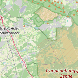 Locatie van Augustdorf Wohnmobilstellplatz