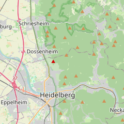 Locatie van Wohnmobilstellplatz Heidelberg