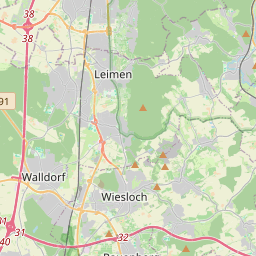 Locatie van Campingplatz Walldorf-Astoria