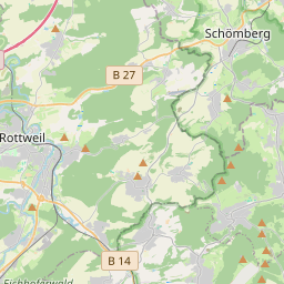Locatie van Wohnmobilstellplatz Rottweil