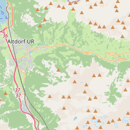 Locatie van Camping Flüelen