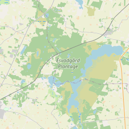 Locatie van Vinderup Skov Shelterplads