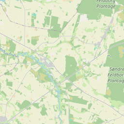 Locatie van Yllebjerg Shelterplads
