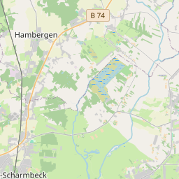 Locatie van Wohnmobilstellplatz Hammehafen