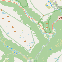 Locatie van Gjøra Kro & Camping