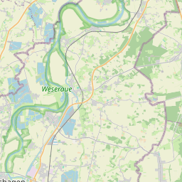 Locatie van Wohnmobilstellpatz Petershagen