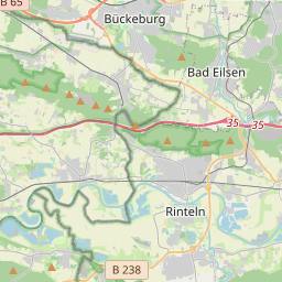 Locatie van Wohnmobilstellplatz Am Schloss Bückeburg