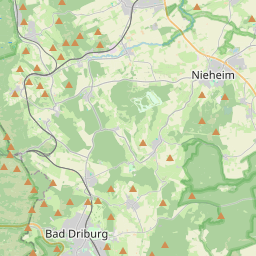 Locatie van Wohnmobilstellplatz Bad Driburg Therme