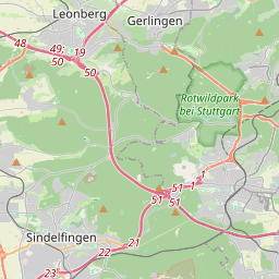 Locatie van Wohnmobilstellplatz Badezentrum Sindelfingen