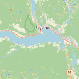 Locatie van Fagernes Campingpark