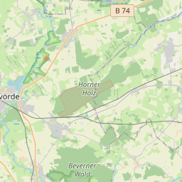 Locatie van Wohnmobilstellplatz Schomaker's Gasthof