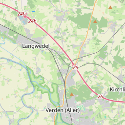 Locatie van Wohnmobilstellplatz Verden