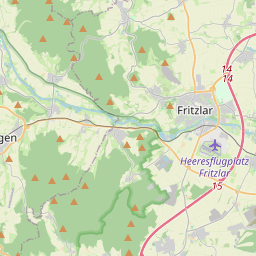 Locatie van Wohnmobilstellplatz Ederaue