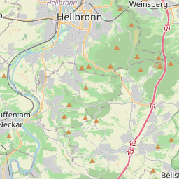 Locatie van Am Freibad Lauffen