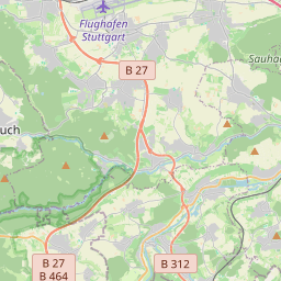 Locatie van Glashütte