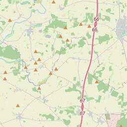 Locatie van Maugstrup - Primitive teltplads
