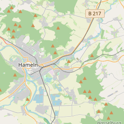 Locatie van Campingplatz Hameln an der Weser