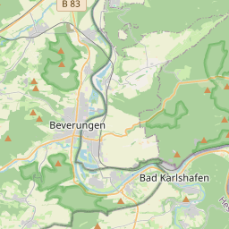 Locatie van Campingplatz Bad Karlshafen