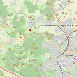 Locatie van Campingplatz Kassel