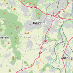 Locatie van Wohnmobilstellplatz am Parkstadion