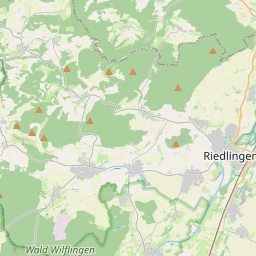 Locatie van Wohnmobilstellplatz Stadthalle Riedlingen