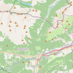 Locatie van Camping Trin