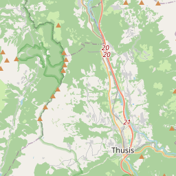 Locatie van TCS Camping Thusis Viamala