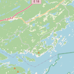 Locatie van Brevigstrand Skjærgårdscamping