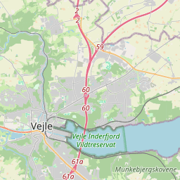 Locatie van Vejle City Camping