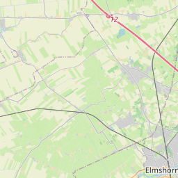 Locatie van Wohnmobilstellplatz Elmshorn