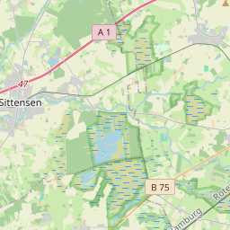Locatie van Wohnmobilstellplatz Sittensen